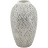Mauro Ferretti Jarrón Wave Ø 19,5x34 cm oro blanco