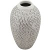Mauro Ferretti Jarrón Wave Ø 19,5x34 cm oro blanco