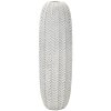 Mauro Ferretti florero hoja Ø 20x67 cm oro blanco
