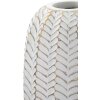 Mauro Ferretti florero hoja Ø 20x67 cm oro blanco