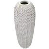Mauro Ferretti florero hoja Ø 20x67 cm oro blanco