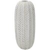 Mauro Ferretti florero hoja Ø 18,5x46 cm oro blanco