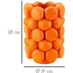 Mauro Ferretti Jarrón Naranja Ø 19x28 cm