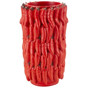 Mauro Ferretti Jarrón Chilli Ø 20x34 cm rojo