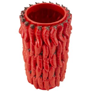 Mauro Ferretti Jarrón Chilli Ø 20x34 cm rojo