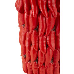 Mauro Ferretti Jarrón Chilli Ø 20x34 cm rojo