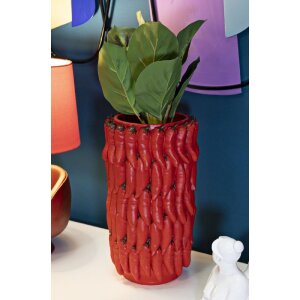 Mauro Ferretti Jarrón Chilli Ø 20x34 cm rojo