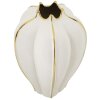 Mauro Ferretti jarrón alfarero Ø 21x40 cm oro blanco