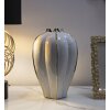 Mauro Ferretti jarrón alfarero Ø 21x40 cm oro blanco