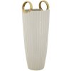 Mauro Ferretti Jarrón Shopping Ø 18x45 cm oro blanco