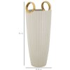 Mauro Ferretti Jarrón Shopping Ø 18x45 cm oro blanco