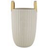 Mauro Ferretti Jarrón Shopping Ø 18x25 cm oro blanco