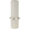 Mauro Ferretti jarrón burbujas Ø 15,5x41 cm crema