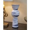 Mauro Ferretti jarrón pez alto Ø 14x38,5 cm blanco azul
