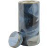 Mauro Ferretti Jarrón Elegant Ø 15x34 cm oro azul con tapa