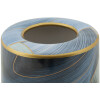 Mauro Ferretti Jarrón Elegant Ø 15x24 cm oro azul con tapa