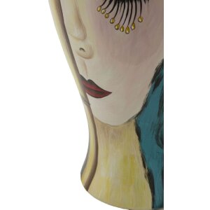 Mauro Ferretti florero art face Ø 28x50 cm multicolor