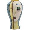 Mauro Ferretti florero art face Ø 28x50 cm multicolor