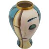 Mauro Ferretti florero art face Ø 28x50 cm multicolor