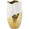 Mauro Ferretti Jarrón Lux Ø 20x35 cm oro blanco