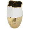 Mauro Ferretti Jarrón Lux Ø 20x35 cm oro blanco