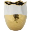 Mauro Ferretti Jarrón Lux Ø 20x25 cm oro blanco