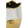Mauro Ferretti Jarrón Lux Ø 20x25 cm oro blanco