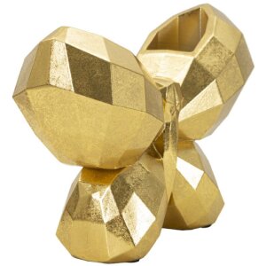 Mauro Ferretti jarrón mariposa 22,5x8x15 cm oro