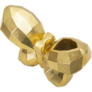 Mauro Ferretti jarrón mariposa 22,5x8x15 cm oro