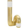Mauro Ferretti Jarrón Bann Grande 15,3x13x30,5 cm oro blanco