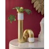 Mauro Ferretti Jarrón Bann Grande 15,3x13x30,5 cm oro blanco