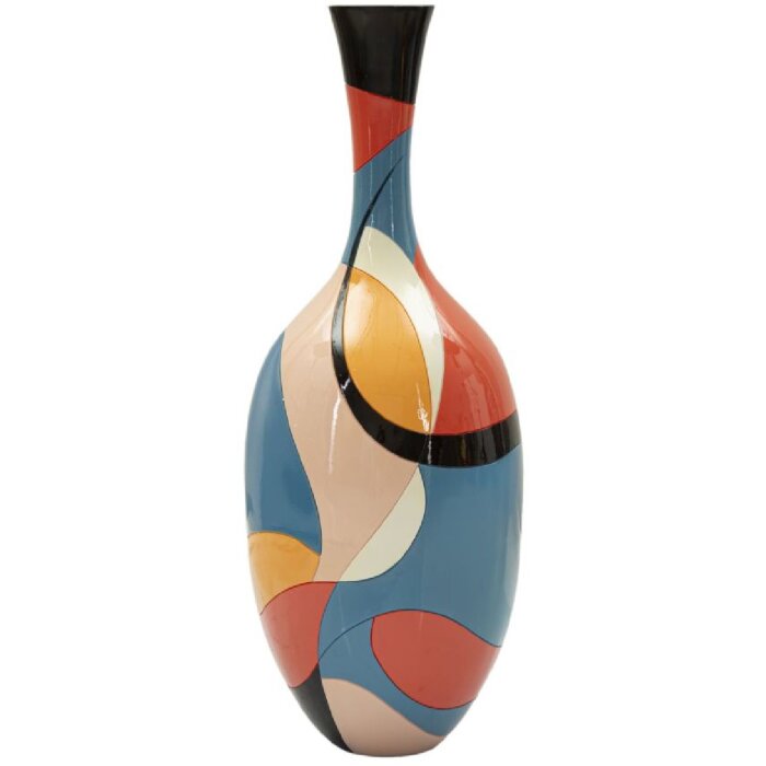 Mauro Ferretti Jarrón Rubik Ø25x66 cm multicolor