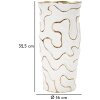 Mauro Ferretti Adore jarrón Ø16x32,5 cm oro blanco