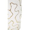 Mauro Ferretti jarrón Adore Ø 12,5x25 cm oro blanco