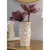 Mauro Ferretti jarrón Adore Ø 12,5x25 cm oro blanco