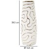 Mauro Ferretti Lia jarrón Ø14,5x39,5 cm oro blanco