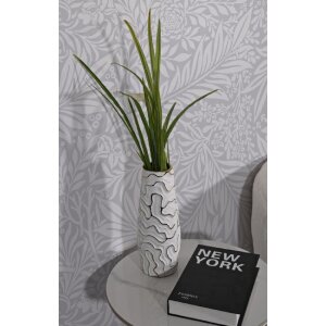 Mauro Ferretti Lia jarrón Ø 12x29,5 cm oro blanco