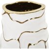 Mauro Ferretti Lia jarrón Ø 12x29,5 cm oro blanco