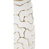 Mauro Ferretti Lia jarrón Ø 12x29,5 cm oro blanco