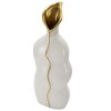 Mauro Ferretti Jarrón Uma 19,5x10x50 cm oro blanco