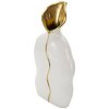 Mauro Ferretti Jarrón Uma 16x8x40 cm oro blanco
