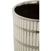 Mauro Ferretti maceta Ray 2 piezas Ø 22,5x24 cm & Ø 18x19 cm blanco plata