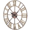 Reloj de pared Mauro Ferretti Plus Ø71,5x4 cm marrón