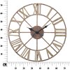 Reloj de pared Mauro Ferretti Plus Ø71,5x4 cm marrón
