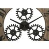 Mauro Ferretti reloj de pared Ingranaggio Plus Ø60x4 cm negro natural