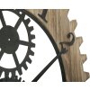 Mauro Ferretti reloj de pared Ingranaggio Plus Ø60x4 cm negro natural