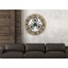 Mauro Ferretti reloj de pared Ingranaggio Plus Ø60x4 cm negro natural