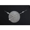 Reloj de pared Mauro Ferretti Silver Glam Ø60x4,5 cm negro plata