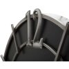 Reloj de pared Mauro Ferretti Silver Glam Ø60x4,5 cm negro plata