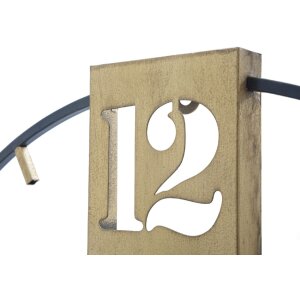 Mauro Ferretti reloj de pared Goldy Ø60x4,5 cm oro negro
